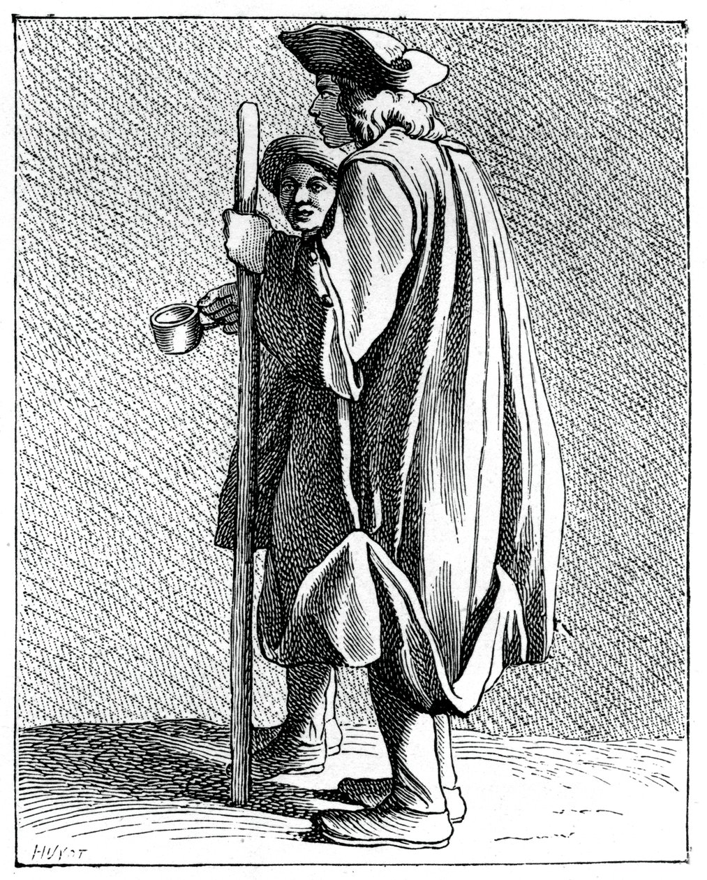 Blinder Mann von Quinze-Vingts von Bouchardon