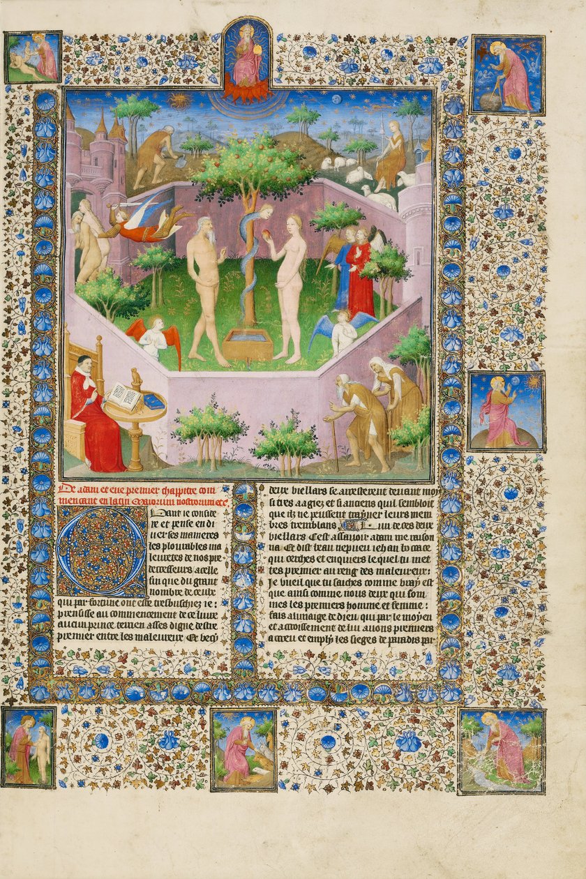 Die Geschichte von Adam und Eva von Boucicaut Master