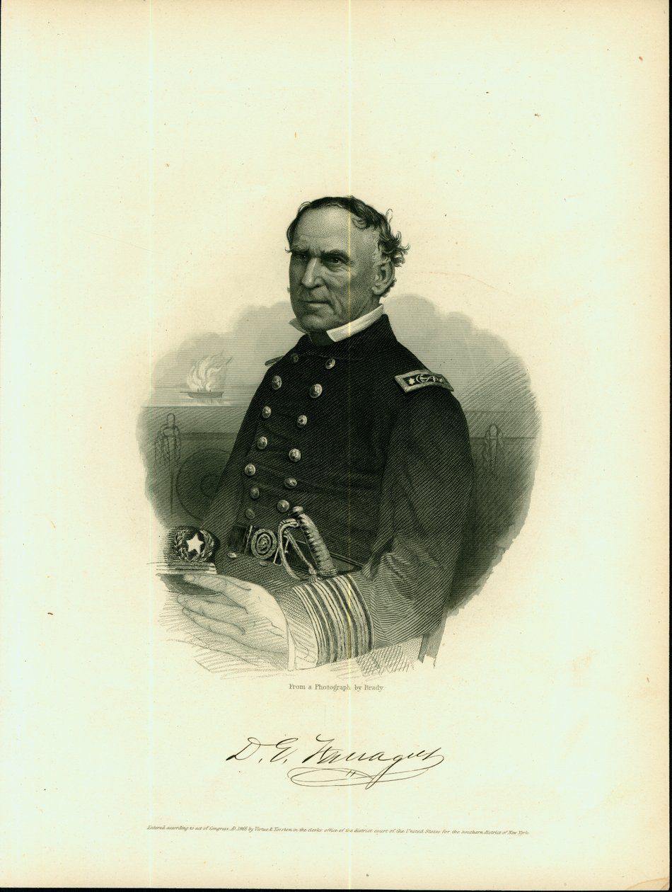 David Farragut, Admiral (Union) von Brady