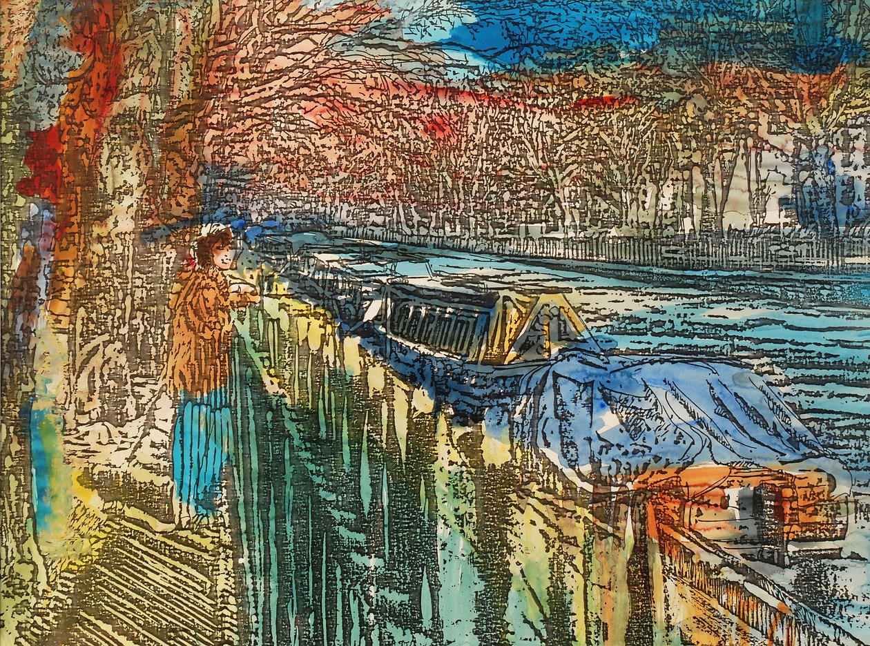 Mädchen in Little Venice von Brenda Brin Booker