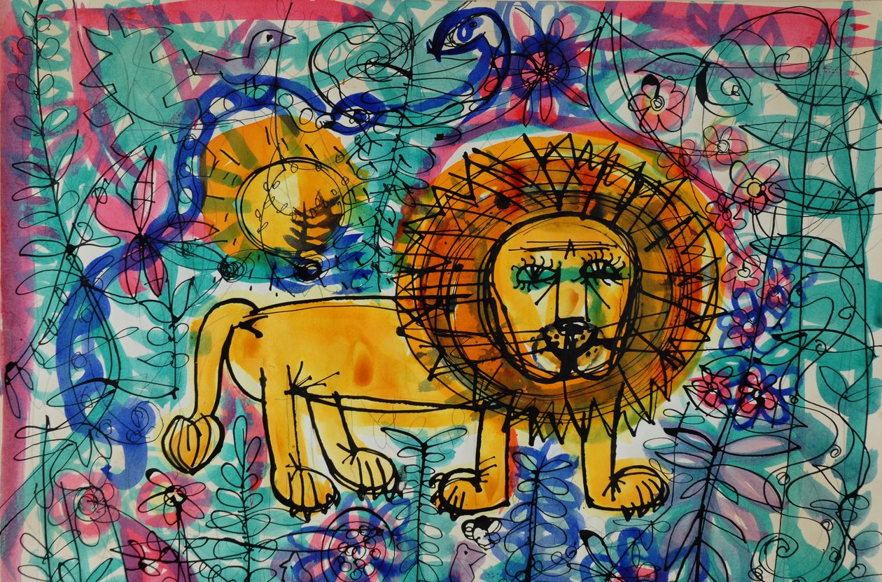 Löwe von Brenda Brin Booker