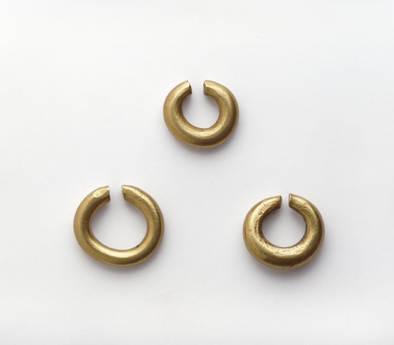 Goldene penannulare Ringe von British Late Bronze Age