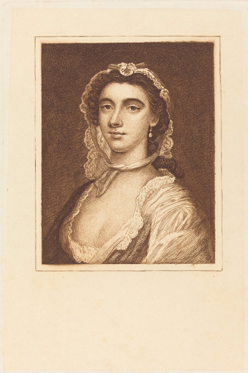 Peg Woffington von British 19th Century, after Arthur Pond