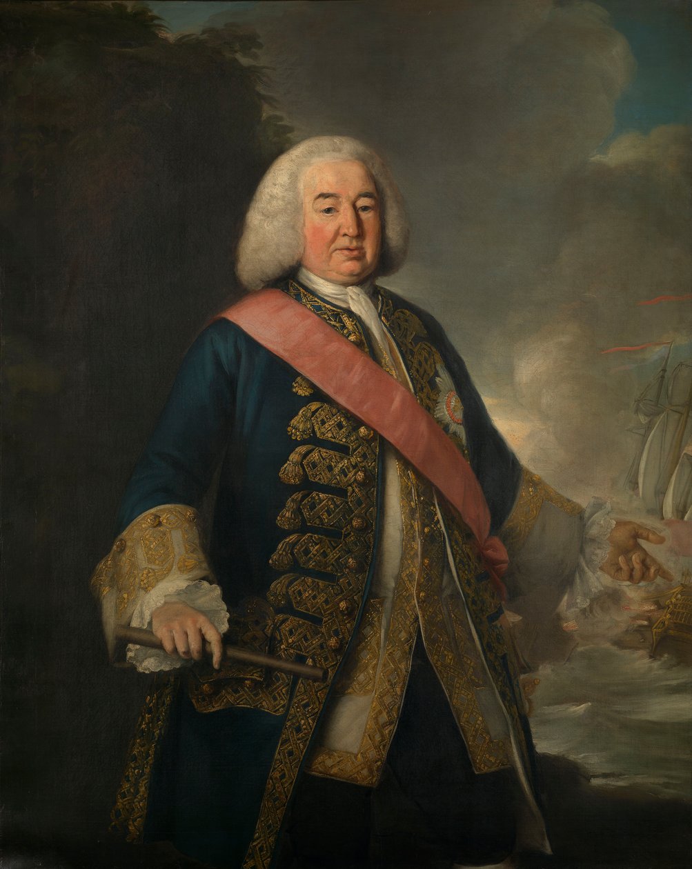 Admiral Sir William Rowley (circa 1690-1768) von British School