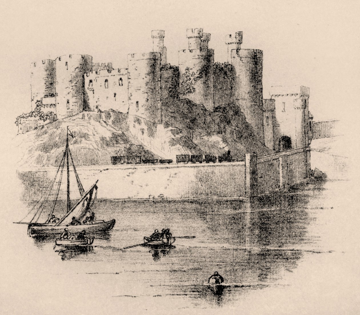 Conwy Castle von British School