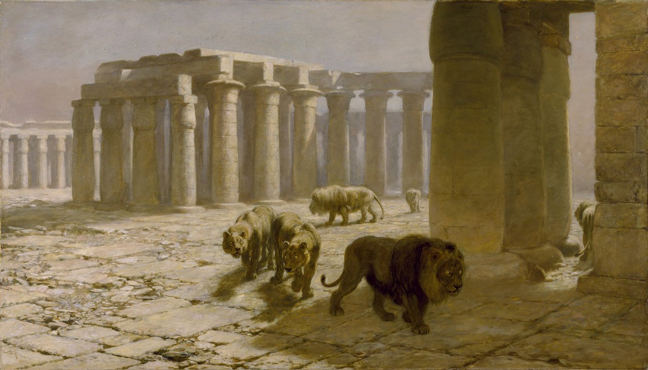 Syrien, Die Nachtwache, 1880 von Briton Riviere