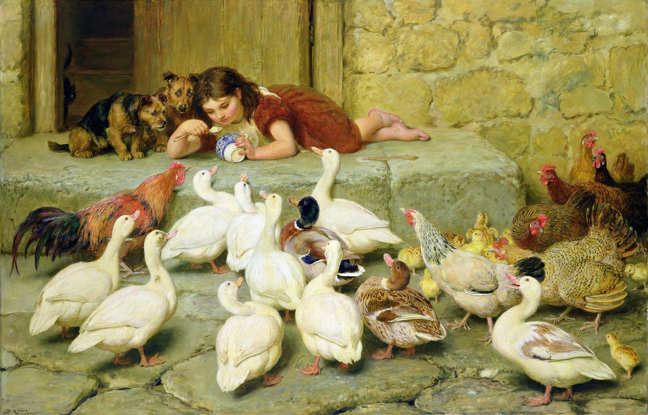 Der letzte Löffel, 1880 von Briton Riviere