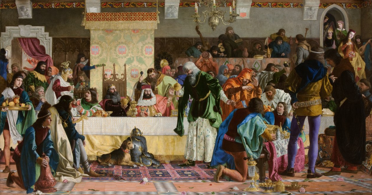Fest bei Wierzynek von Bronislaw Abramowicz