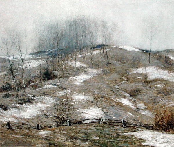 Verweilender Winter von Bruce Crane
