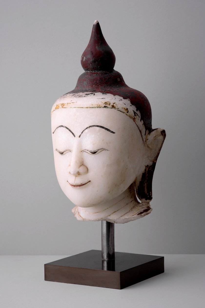 Kopf eines Buddha, Mon-Stil von Burmese School