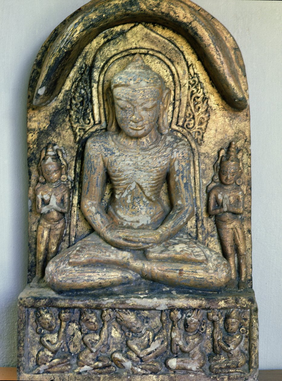 Sitzender Buddha in Meditation von Burmese School