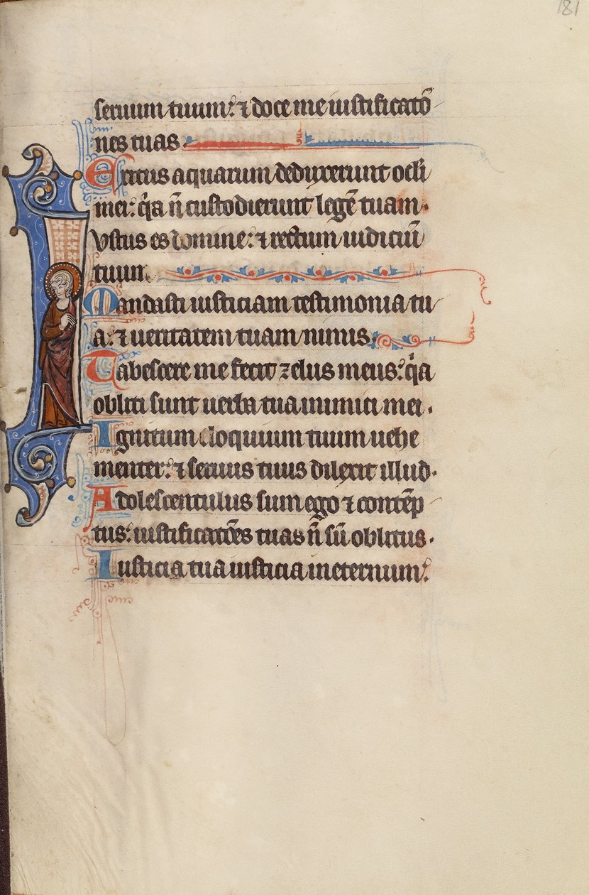 Initiale I: Ein Heiliger von Bute Master