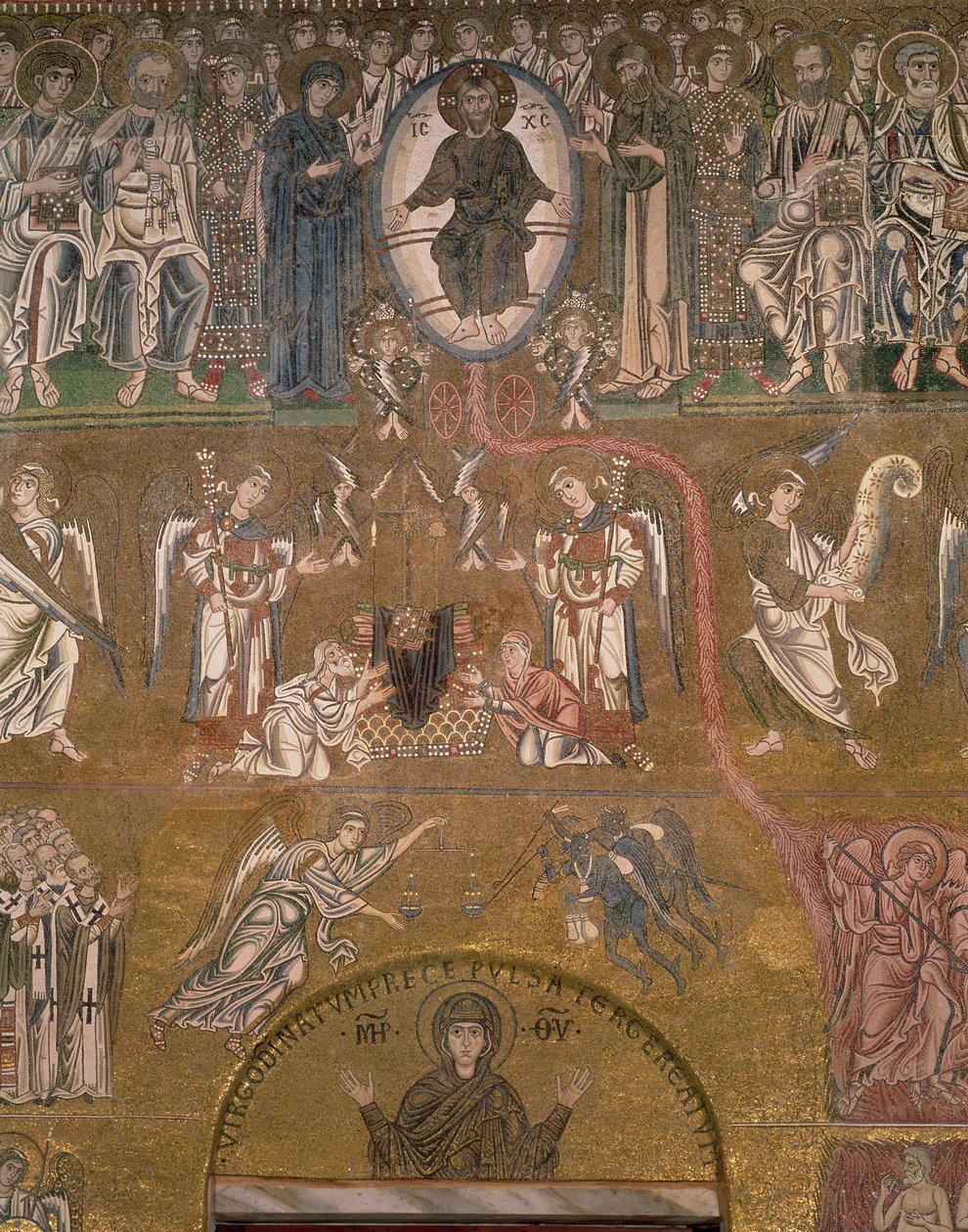 Das Jüngste Gericht (Detail) von Byzantine
