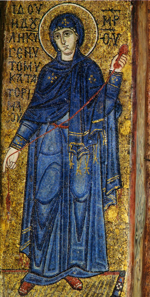 Die Jungfrau von der Verkündigung, 11. Jahrhundert von Byzantine Byzantine