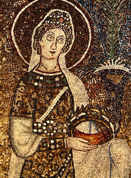 Eine Jungfrau Märtyrerin von Byzantine School