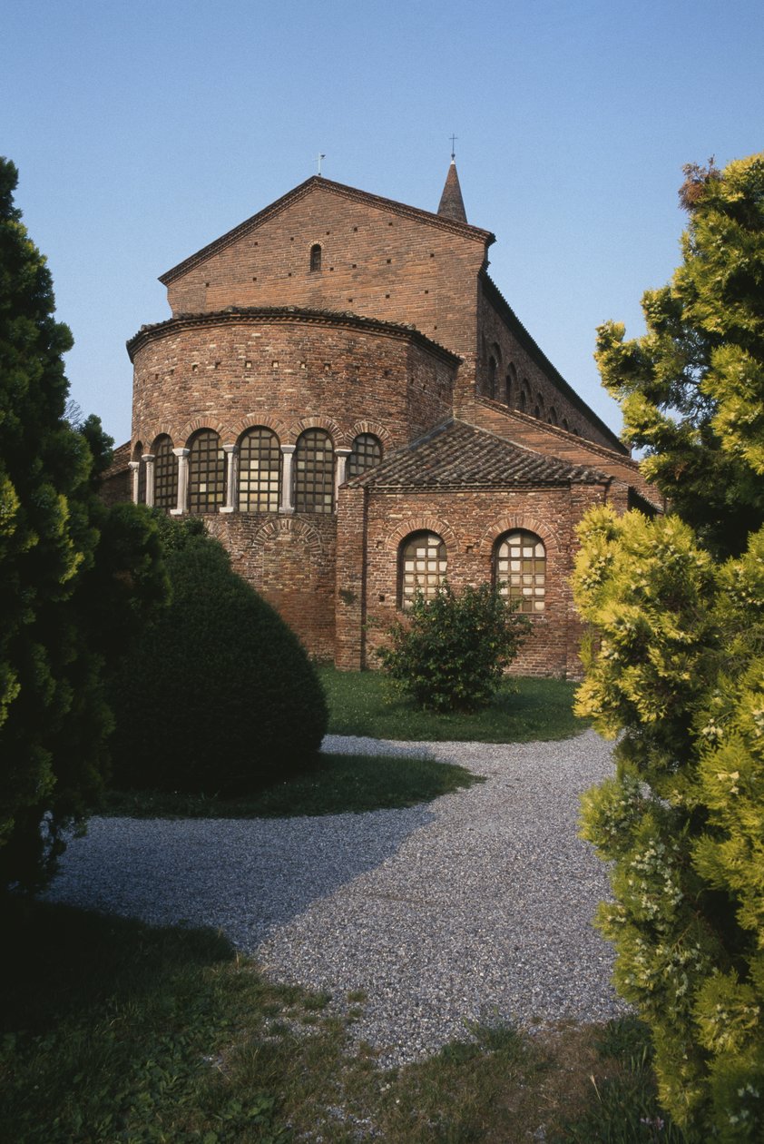Außenansicht des Chors von Byzantine School
