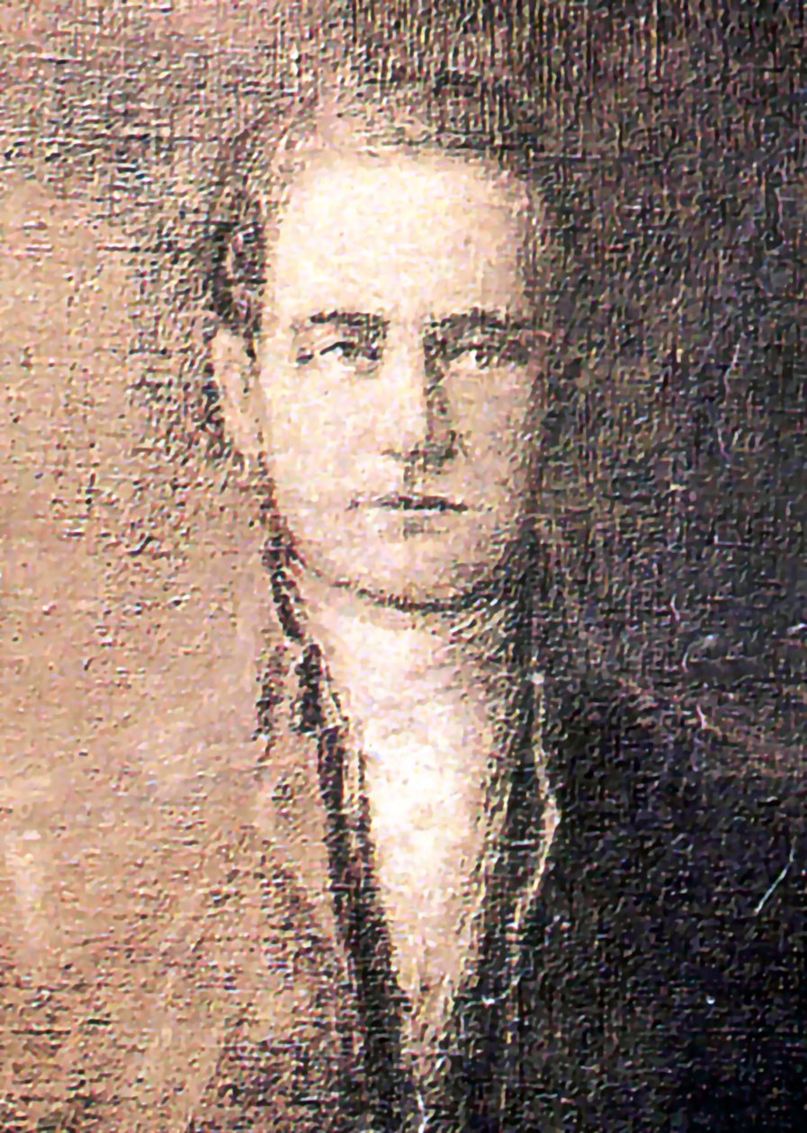 Ein zusammengesetztes Porträt von John Hathorn von C. Brower Darst