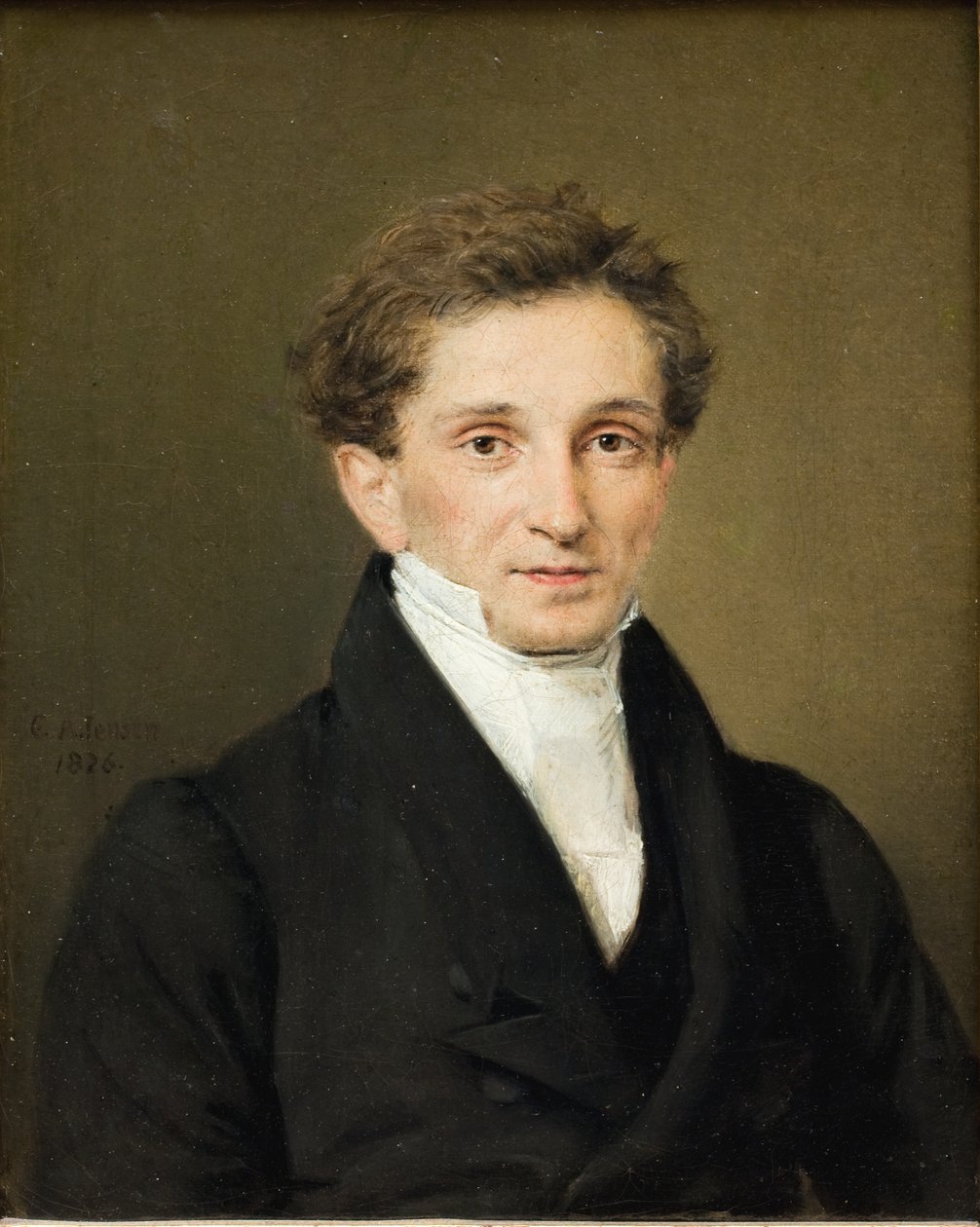 Porträt von Johannes Søbøtker Hohlenberg von C.A. Jensen
