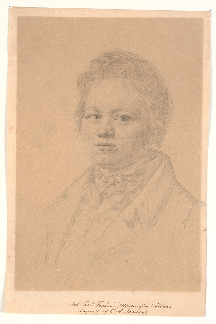 Porträt des Münzmeisters J.F. Freund von C.A. Jensen