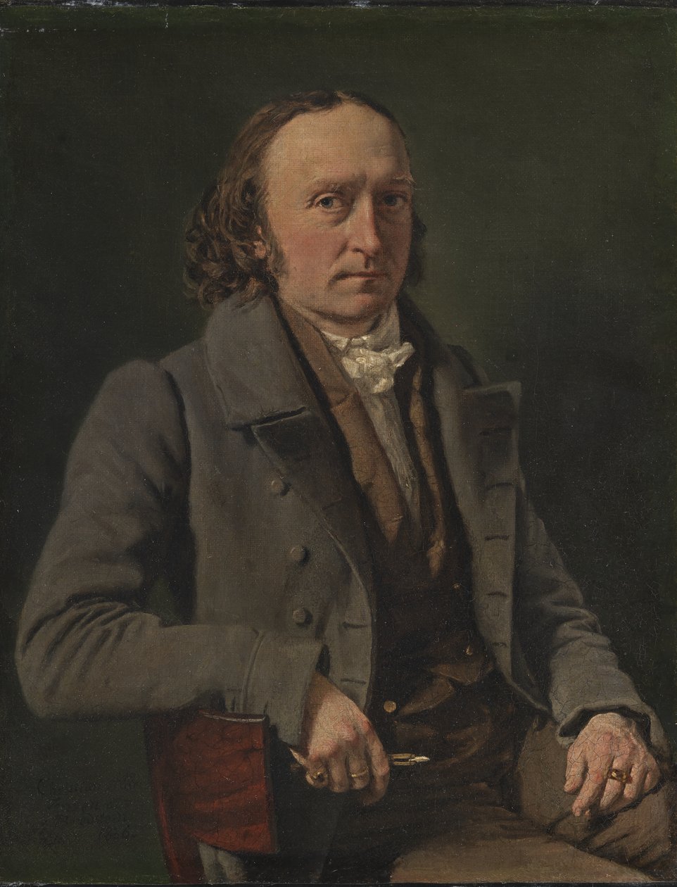 Selbstporträt von C.A. Jensen