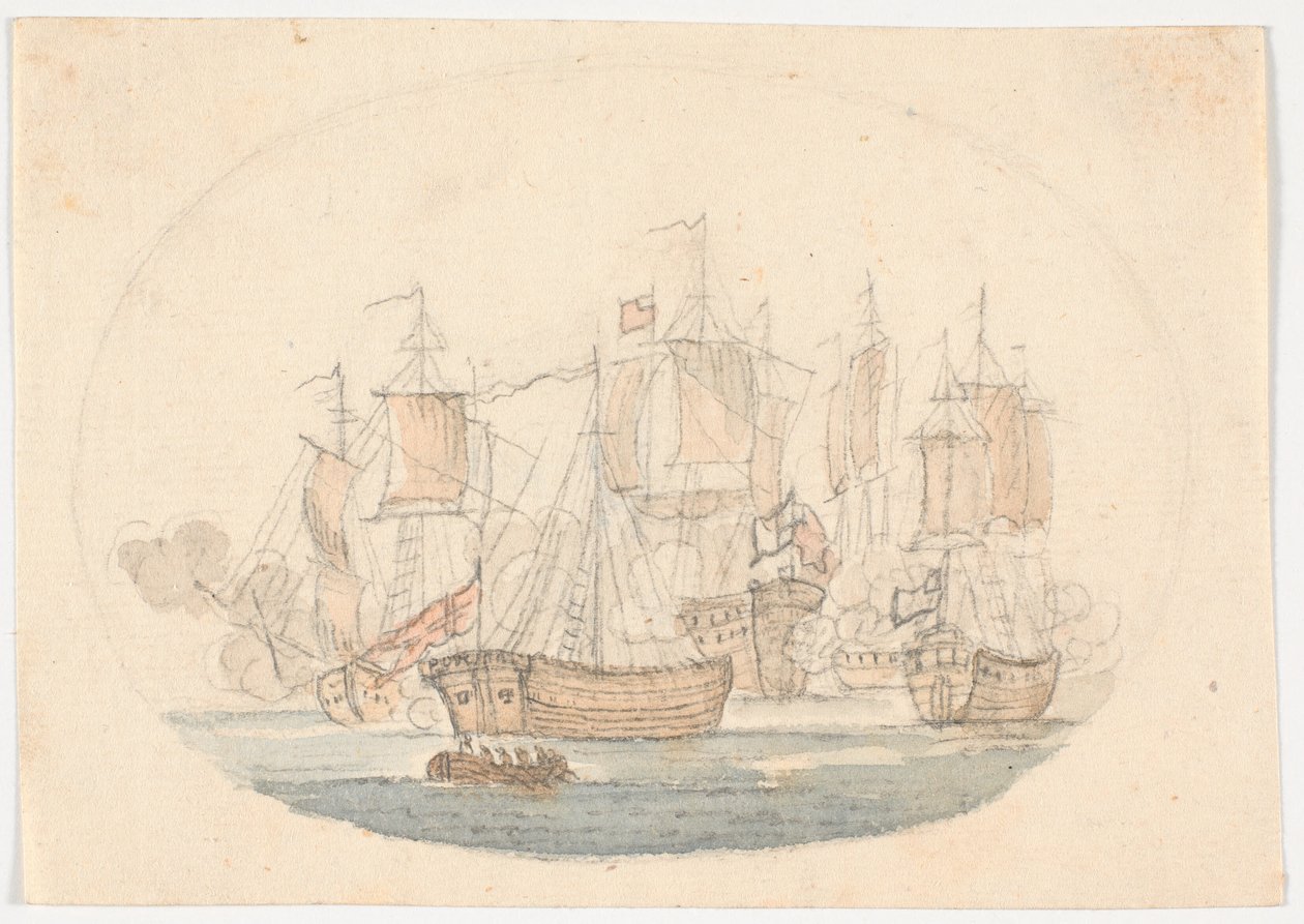 Seeschlacht von C.A. Lorentzen