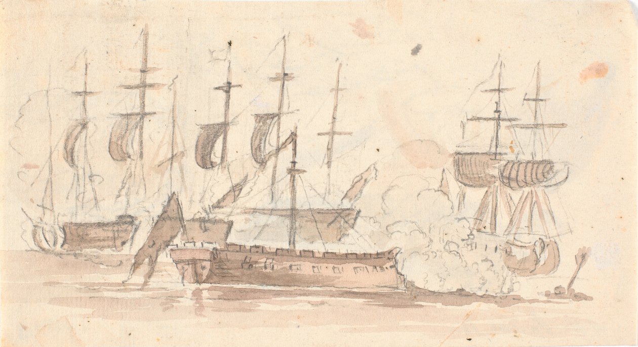Seeschlacht von C.A. Lorentzen