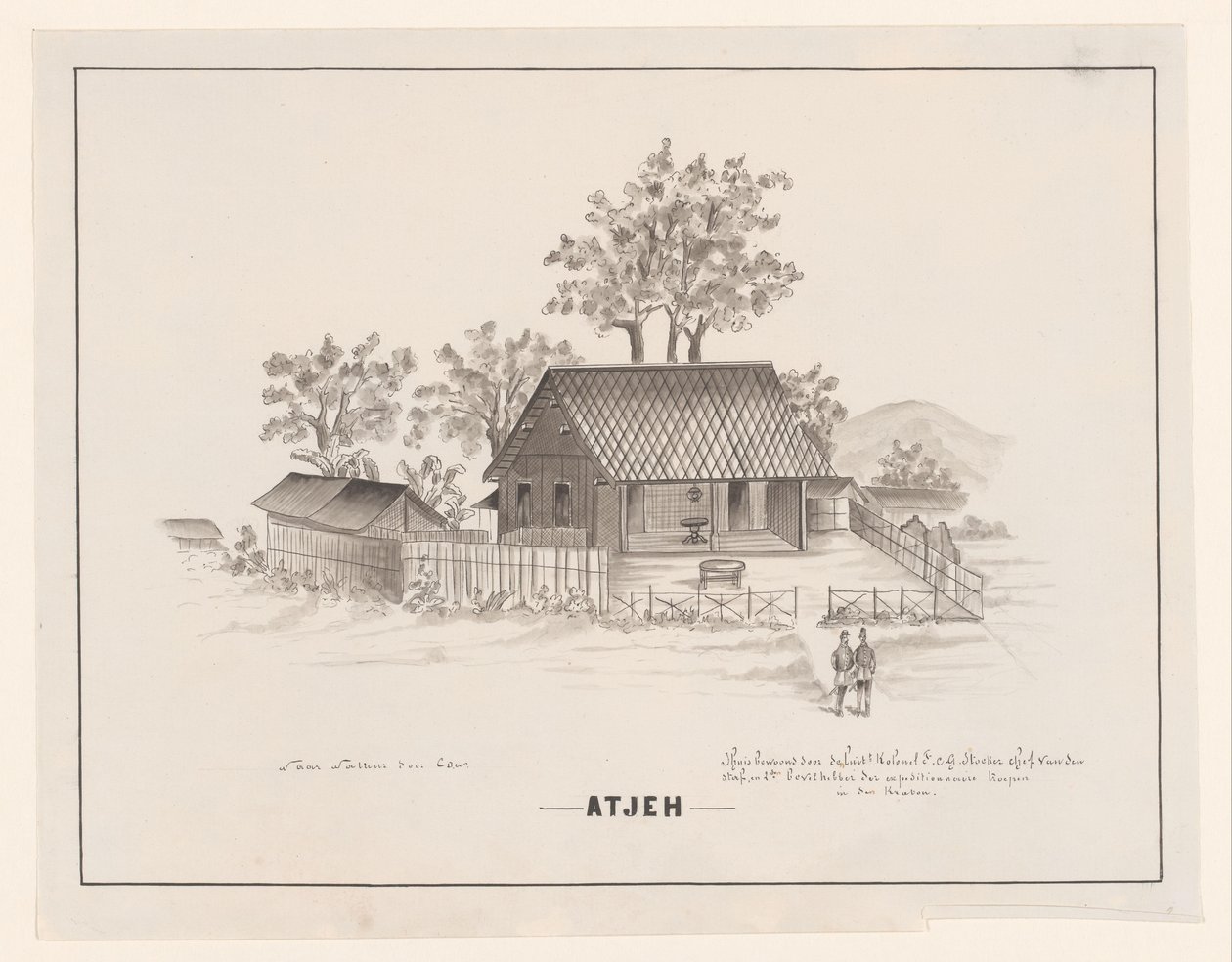 Atjeh von C.D. Wulf (signed by artist)