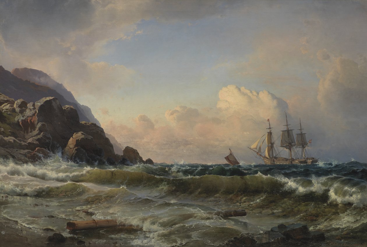 Eine norwegische Küste von C.F. Sørensen