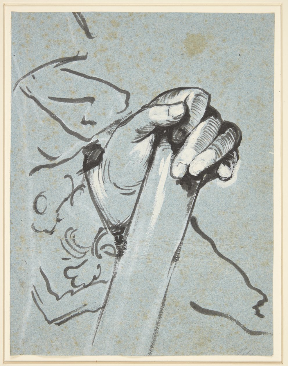 Studie einer Hand von C.G. Pilo