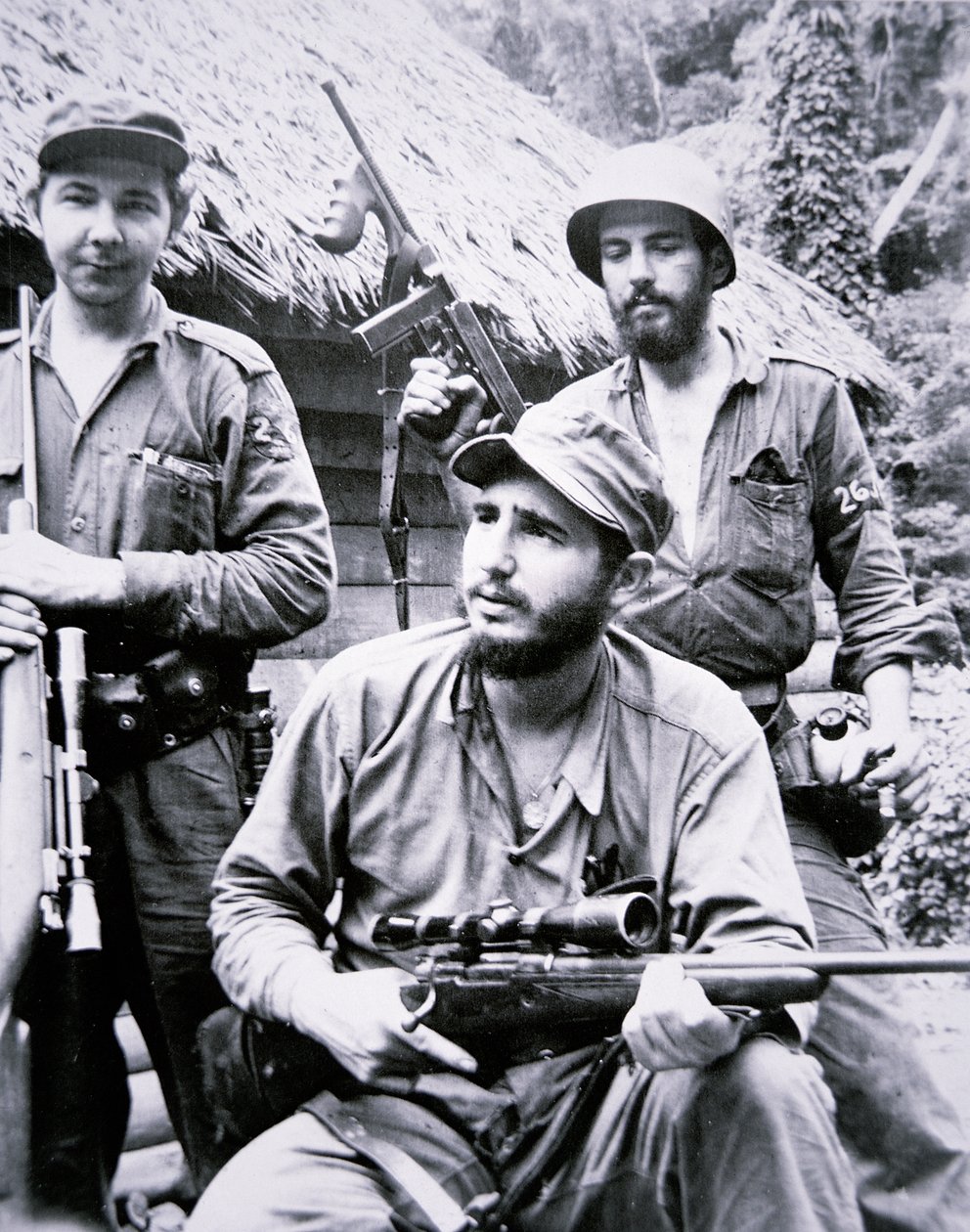 Fidel Castro in den Sierra Maestra Bergen von J.B. and Brown J. Rowbotham