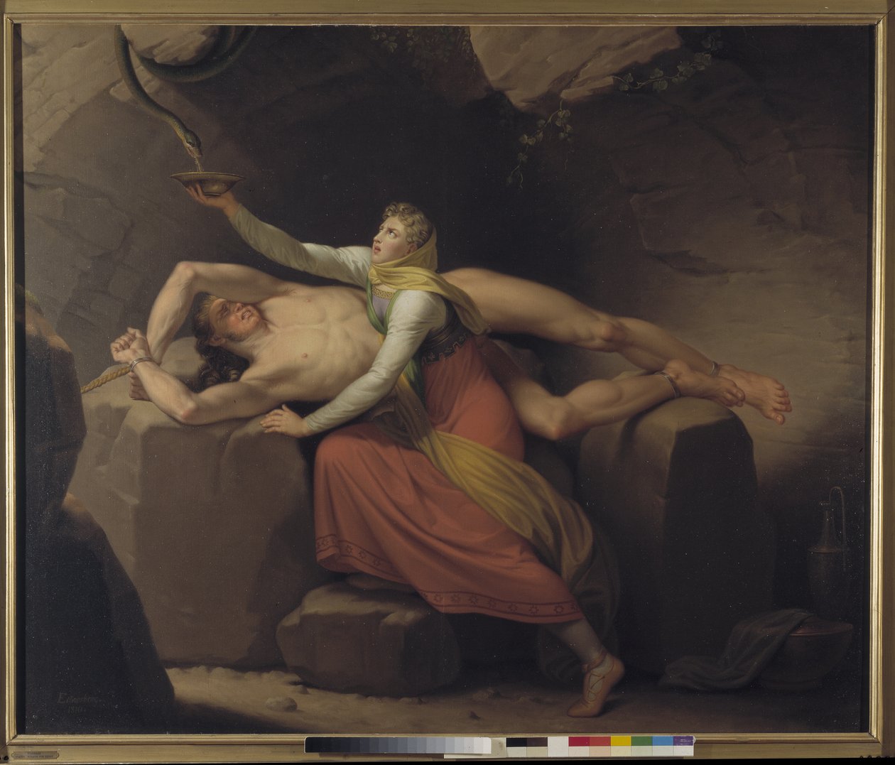 Loki und Sigyn von Christoffer Wilhelm Eckersberg