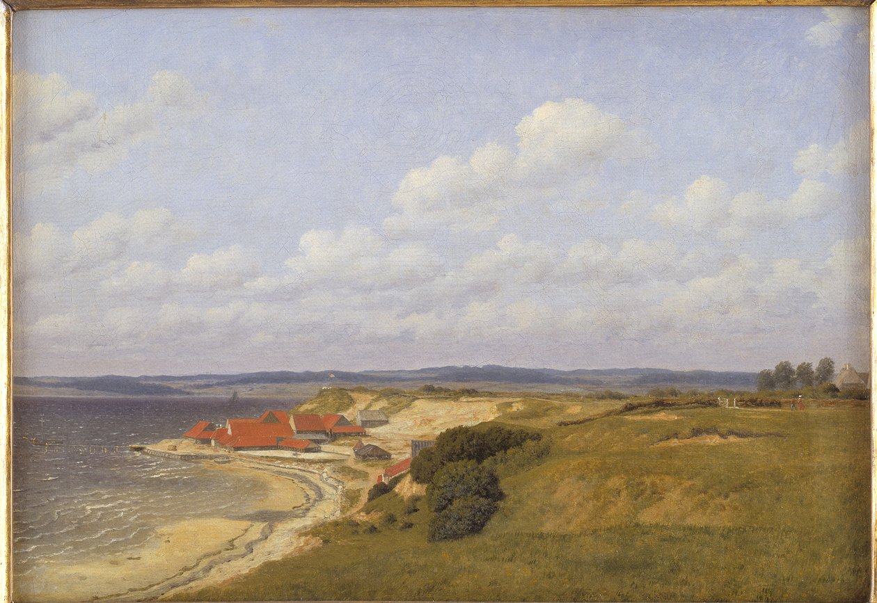 Renbjærg Ziegelei am Flensburger Fjord von Christoffer Wilhelm Eckersberg