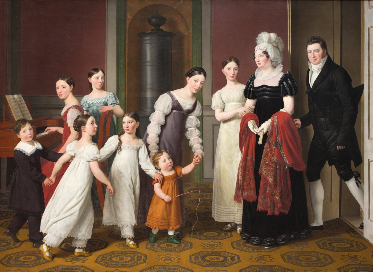Die Familie Nathanson von Christoffer Wilhelm Eckersberg