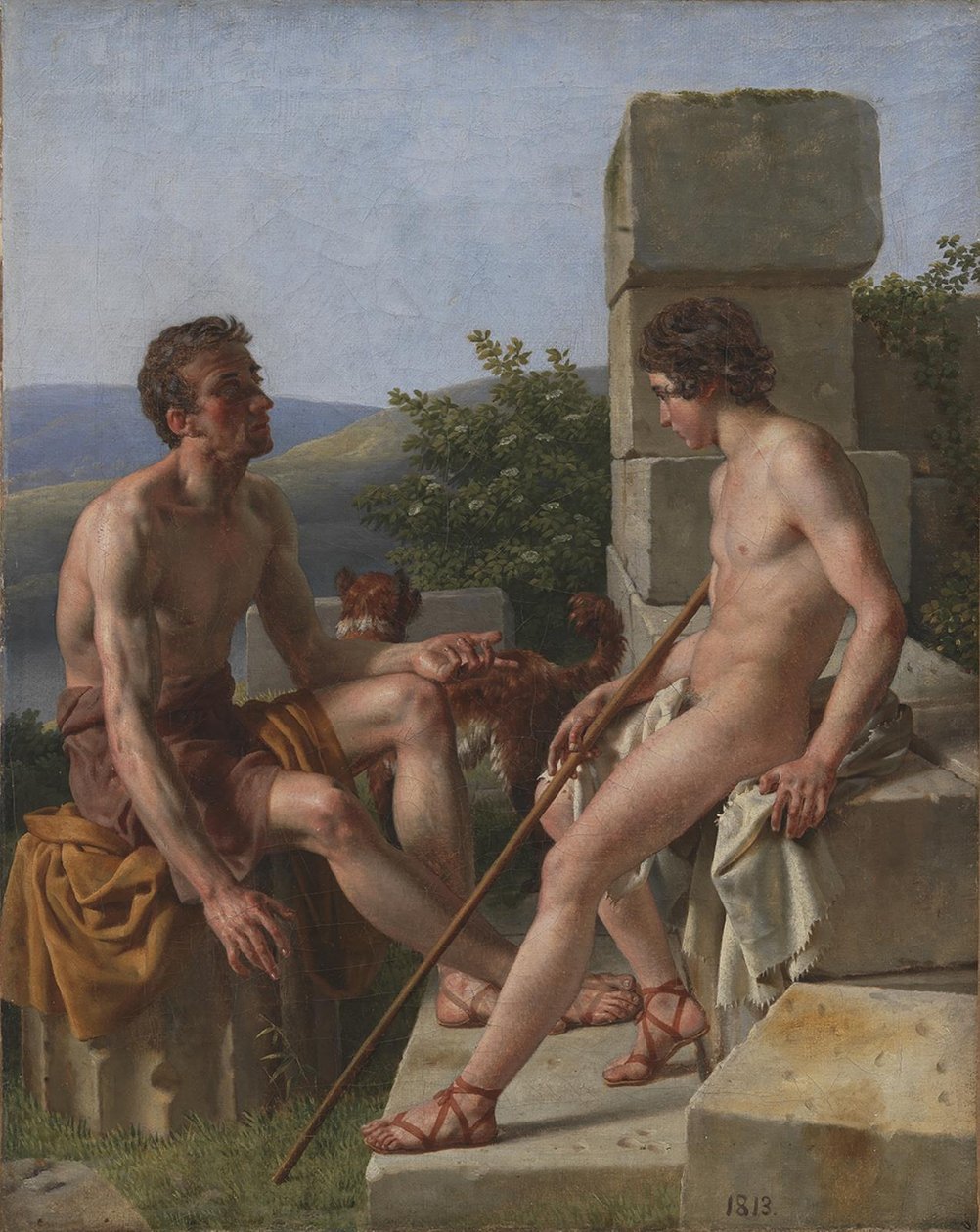 Zwei Hirten von Christoffer Wilhelm Eckersberg