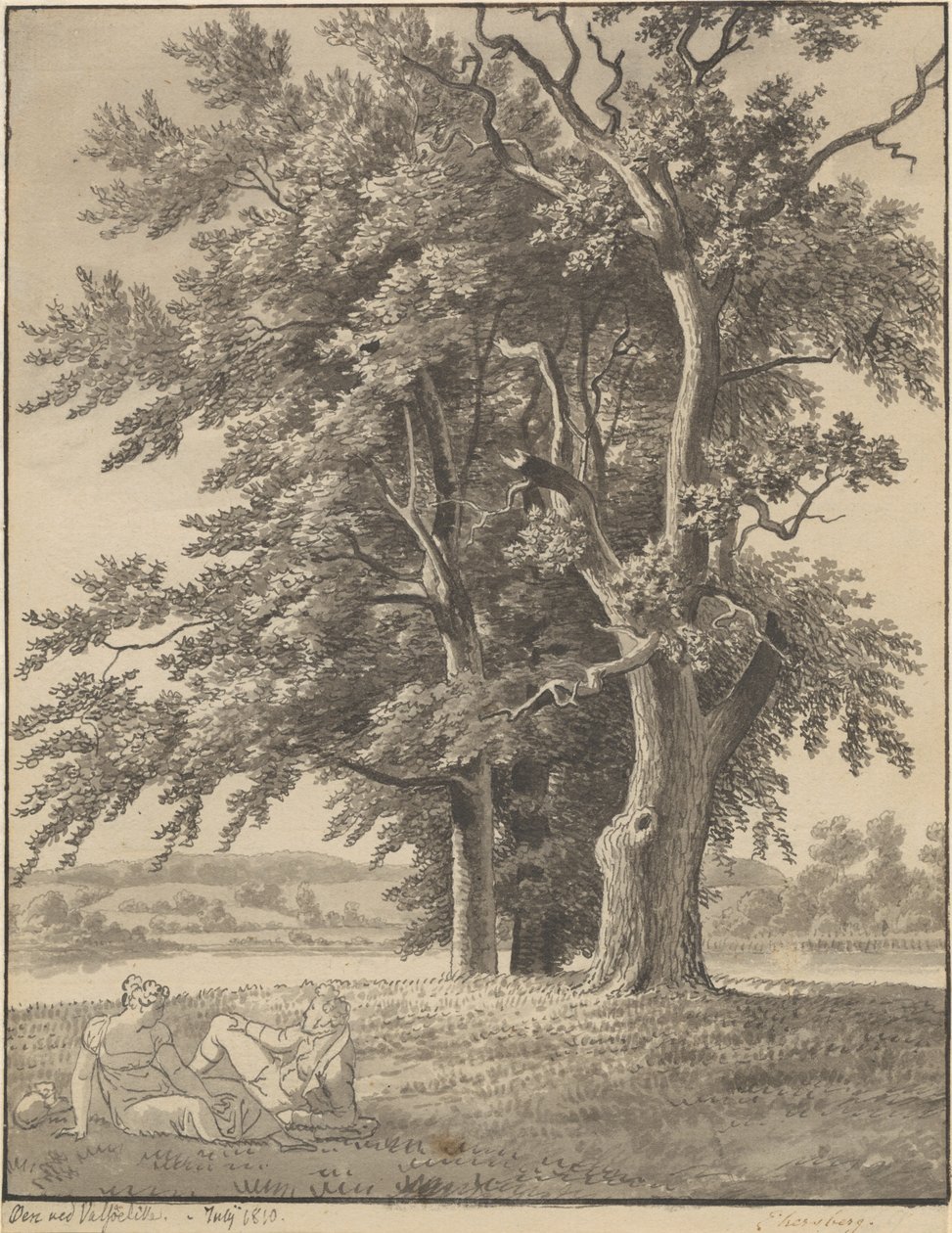 Die Insel bei Valsølille von Christoffer Wilhelm Eckersberg