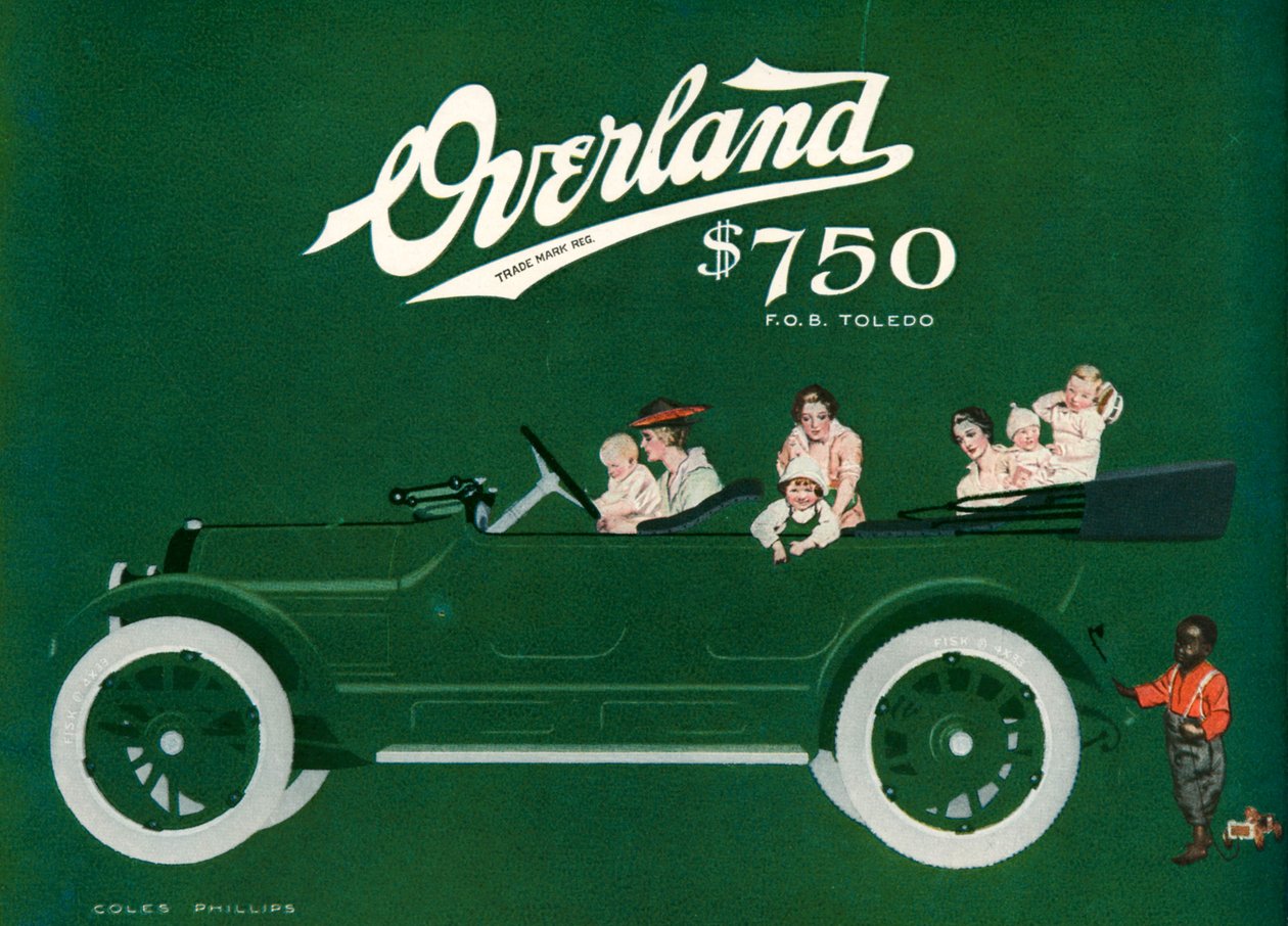 Willys-Overland Magazinwerbung von C. Coles Phillips