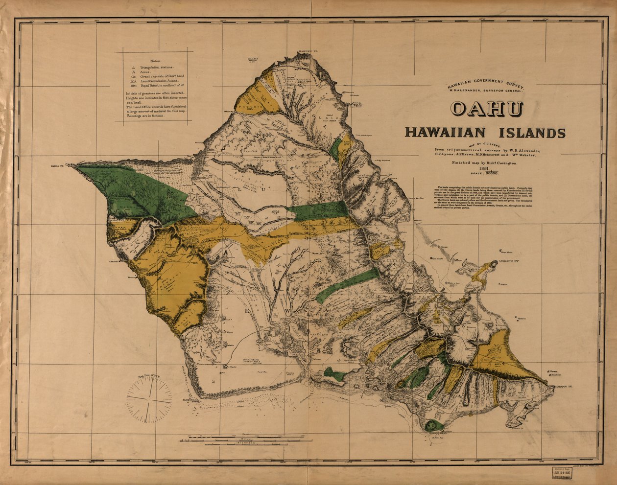 Oahu, Hawaii-Inseln von C. J.; Covington Lyons