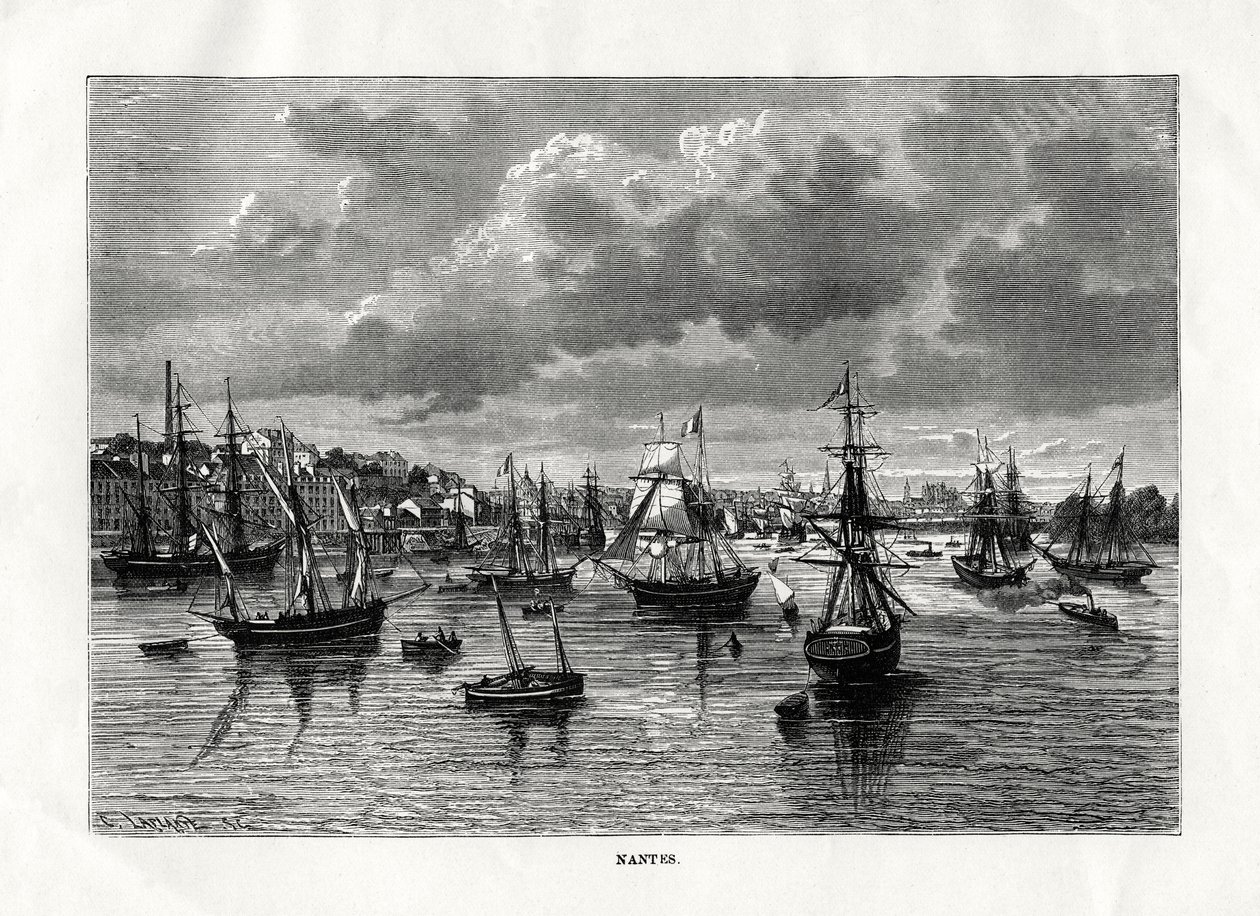 Nantes, Frankreich, 1879 von C. Laplante