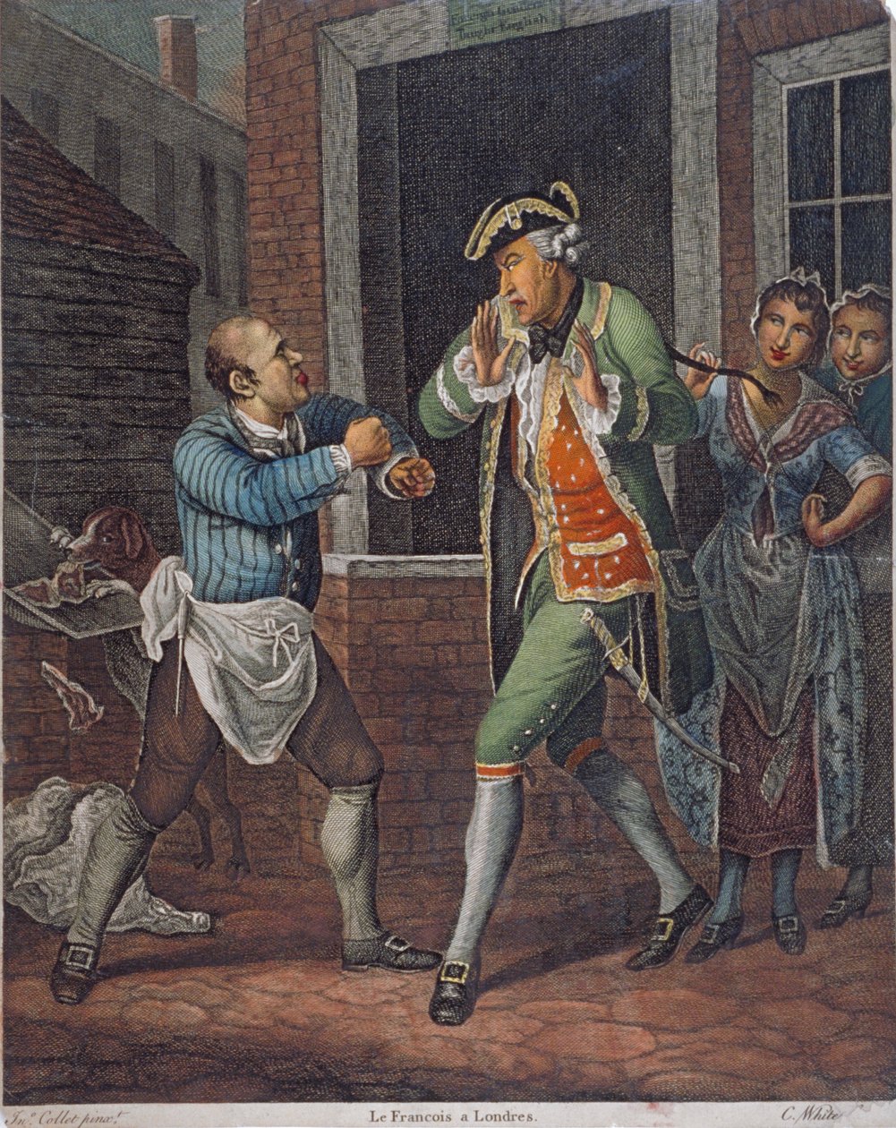 Le Francois a Londres, 1770 von C White