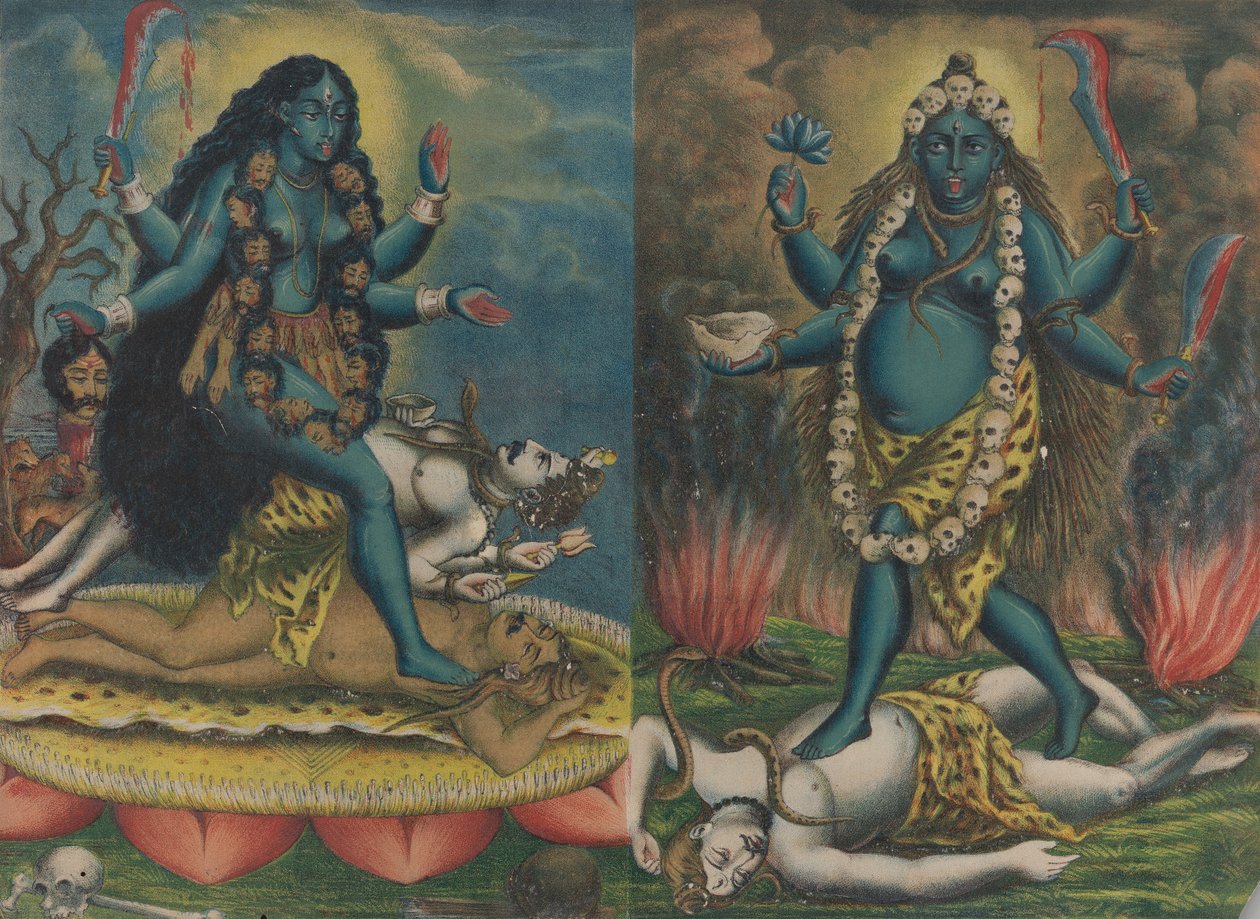 KaliTara, ca. 1885-90 von Calcutta Art Studio