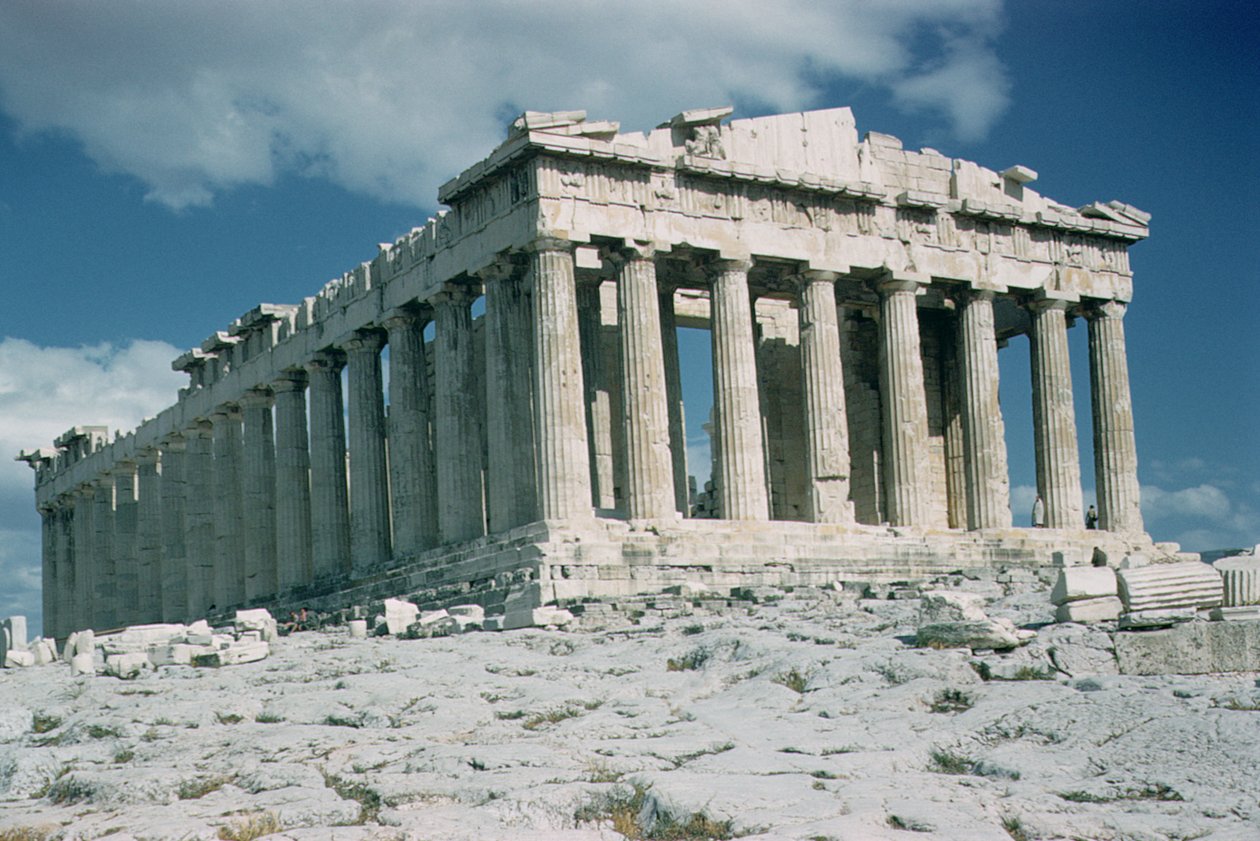 Der Parthenon, gebaut 447 v. Chr. - 432 v. Chr. von Callicrates and Ictinus