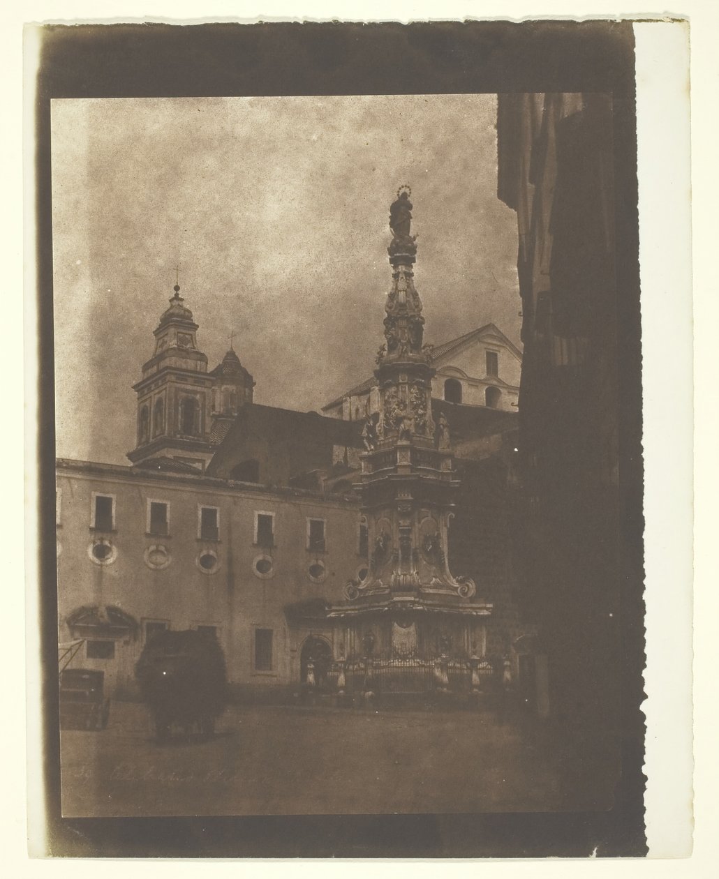 Berühmter Obelisk, Neapel, 1846 von Calvert Jones