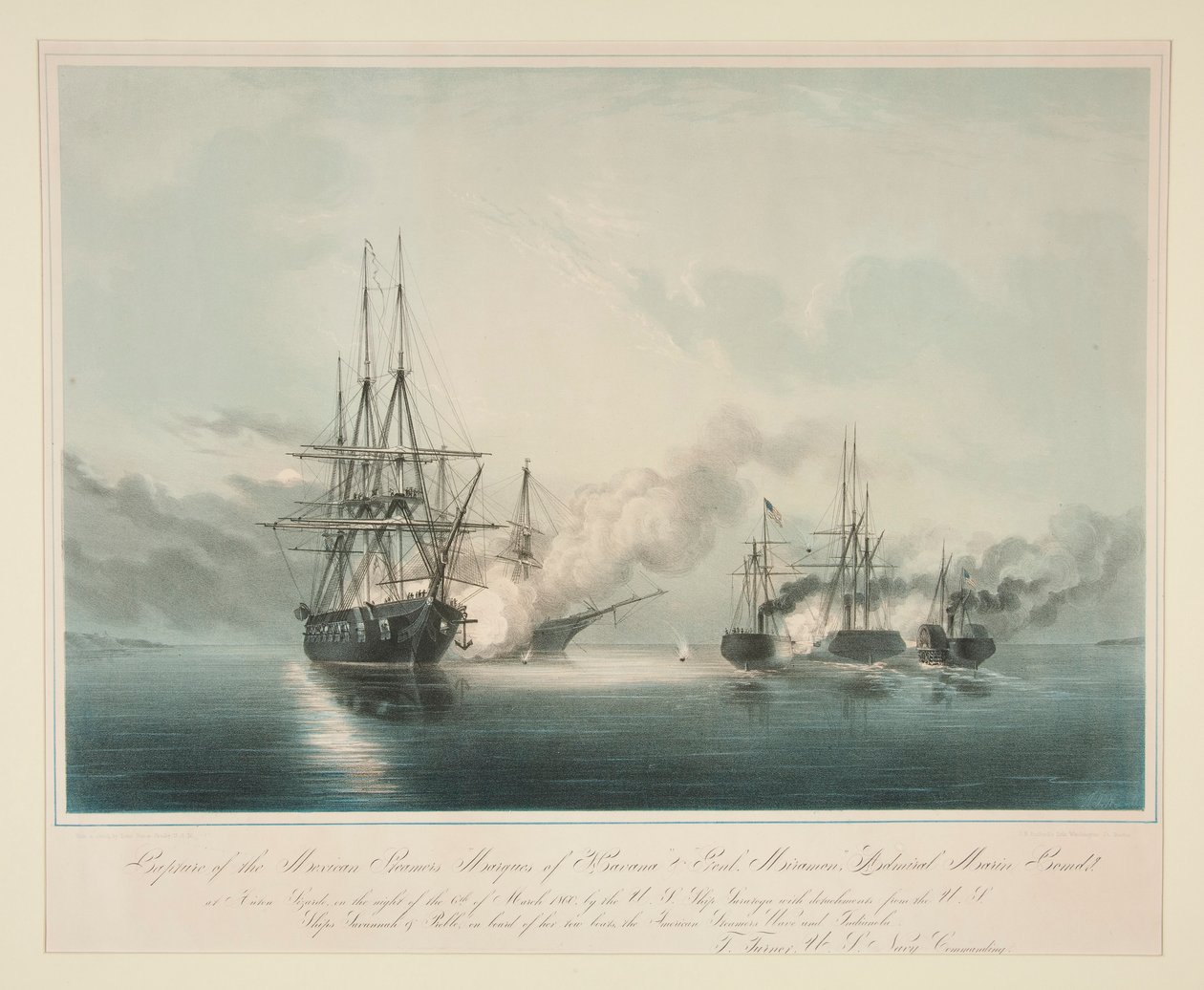 Eroberung der mexikanischen Dampfer von Calvin Curtis