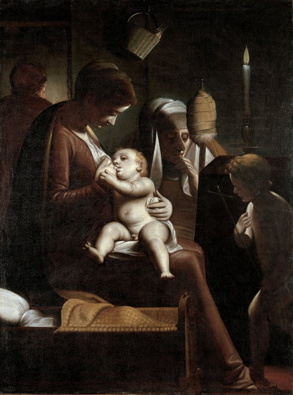 Madonna der Kerze von Cambiaso