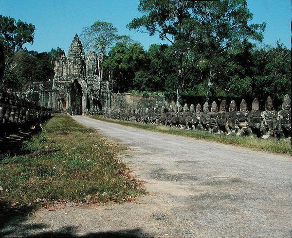 Ansicht des Südtores von Cambodian