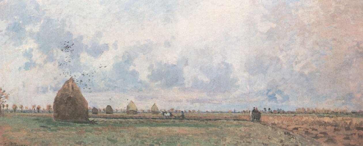 Der Herbst von Camille Jacob Pissarro