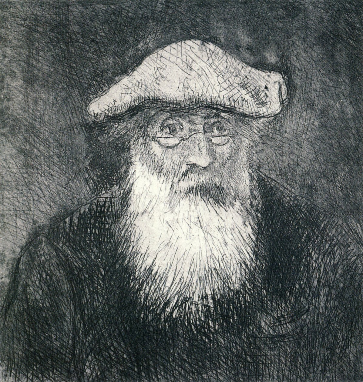 Selbstporträt von Camille Jacob Pissarro