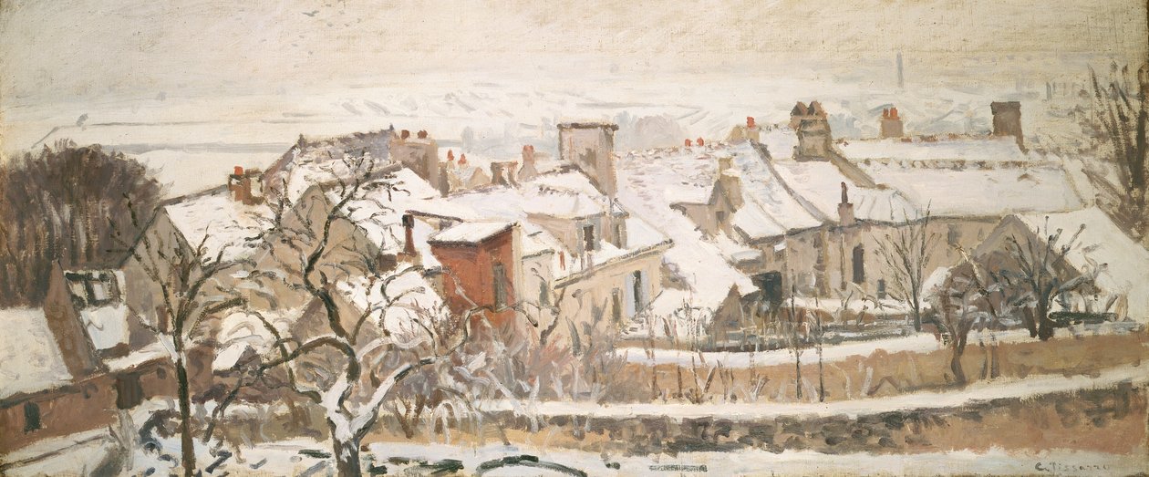 Winter von Camille Jacob Pissarro