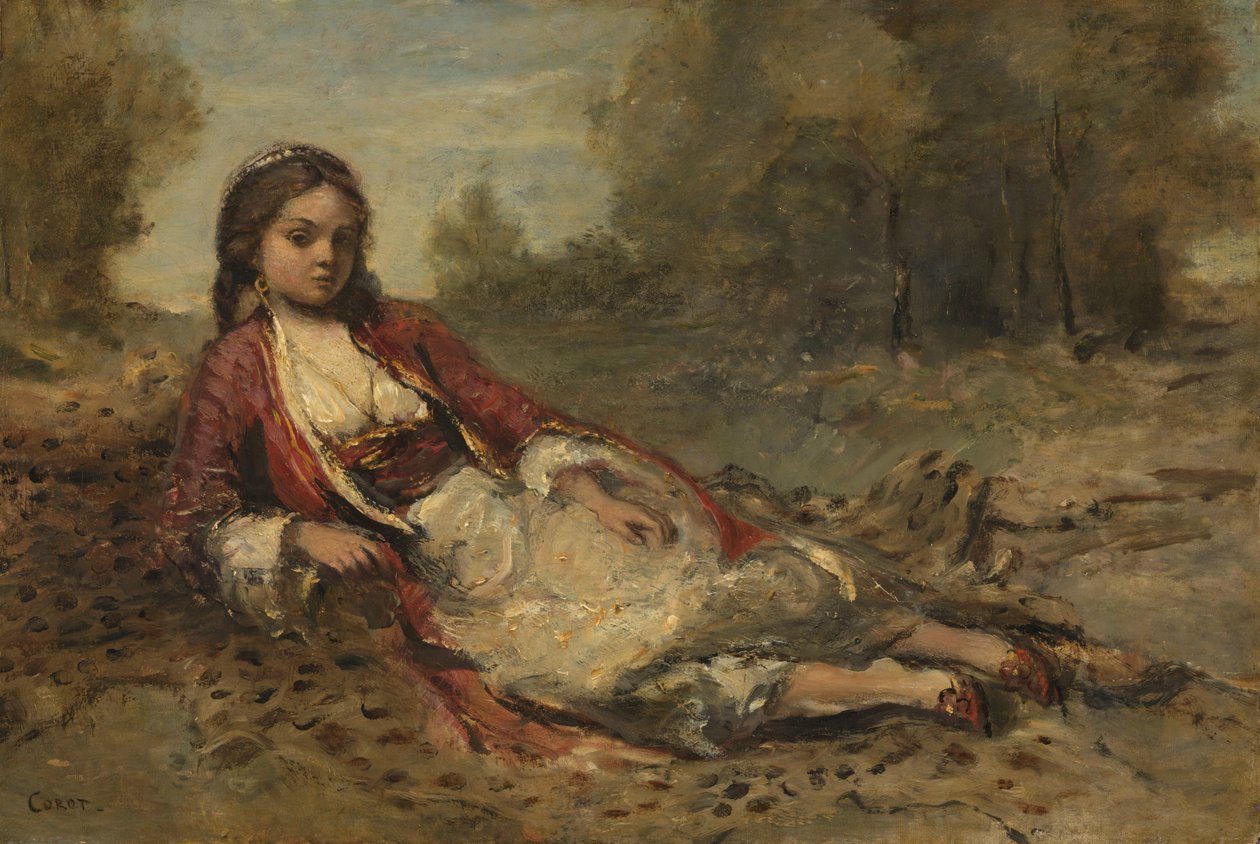 Algerierin von Camille Corot