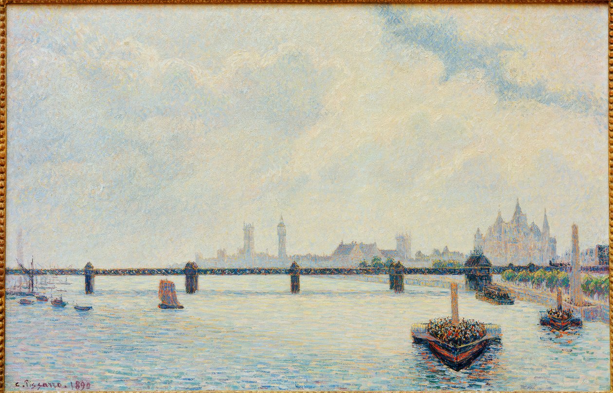 Charing Cross Bridge, London von Camille Pissarro